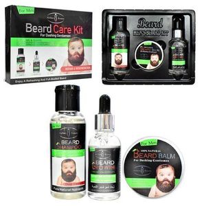 Aichun Beauty Superior Beard Care Kit Trio: Shampoo, Oil, And Balm Set (Aichun Beauty)