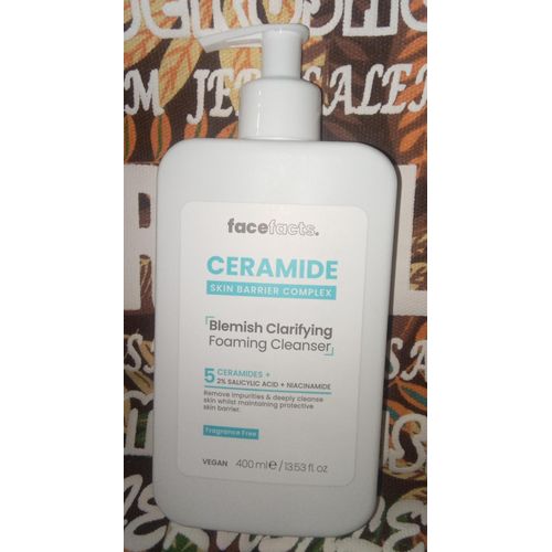 Face Facts Ceramide Skin Barrier Complex Blemish Clarifying Foaming Cleanser 5+Ceramides+2% Salicylic Acid+Niacinamide (Face Facts) X1