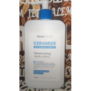 Face Facts Ceramide Skin Barrier Complex Moisturising Body Lotion 5 Ceramides+Hyaluronic Acid+Oats( Face Facts) X1
