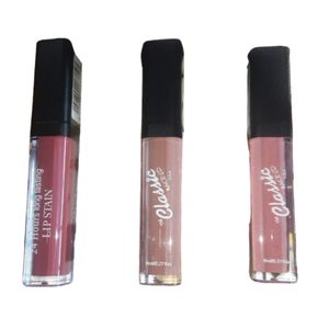 3 Set Of 24 Hours For Long Lasting Lip Gloss , Hot Cash, Buffy, Hollywood ( Classic Makeup USA) 3 Pieces