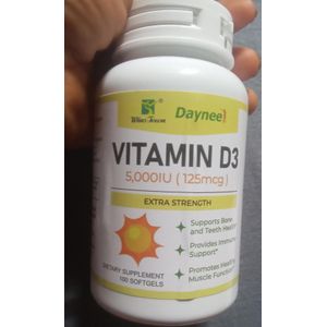 Daynee Vitamin D3 5,000IU(125mcg) (Daynee) X1