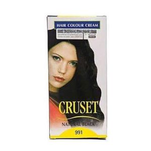 Cruset Hair Colour Cream Natural Black (Cruset) X1