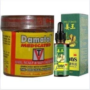 Damatol Medicated Hair & Scalp Treatment Cream (55g) + 7 Days Ginger Germinal Oil (30ml) Combo(DAMATOL)
