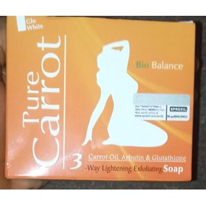 Pure Carrot 3 Pieces Bio Balance 3 Carrot Oil Arbutin And Glutathione (Pure Carrot)