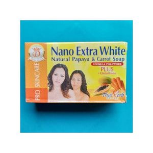 Nano Extra White Natural Papaya & Carrots Soap