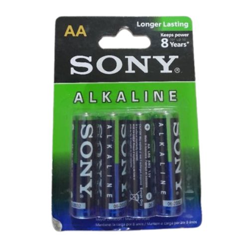SONY AM3L-B2D AA-LR6 Alkaline Batteries(Stilo-Mignon,1.5V)X4