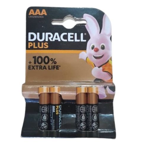 DURACELL PLUS AAA Batteries (4-Pack, LR03/MN2400)