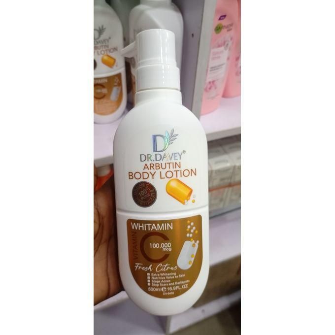 Dr Davey Arbutin Body Lotion whitamin vitamin C 100,000mcg Fresh citrus (Dr Davey)