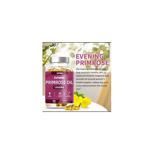 Evening Primrose Oil 1300mg – 90 Softgels (VITAL)