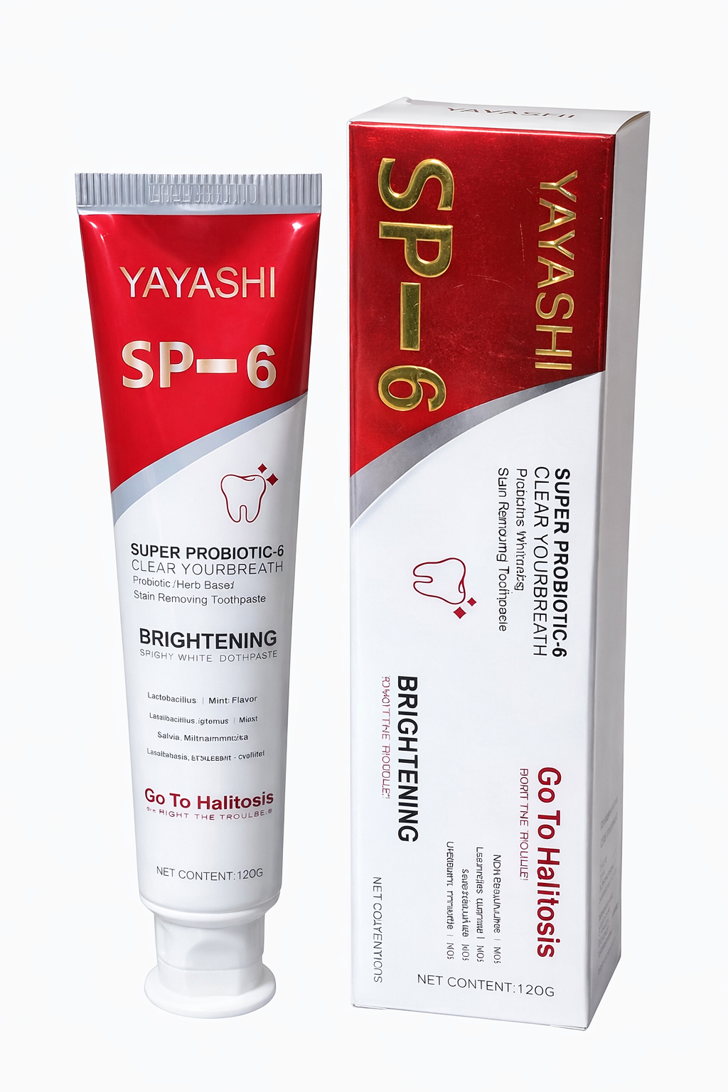 SP-6 Probiotic Toothpaste – Fresh Breath & Deep Clean Formula