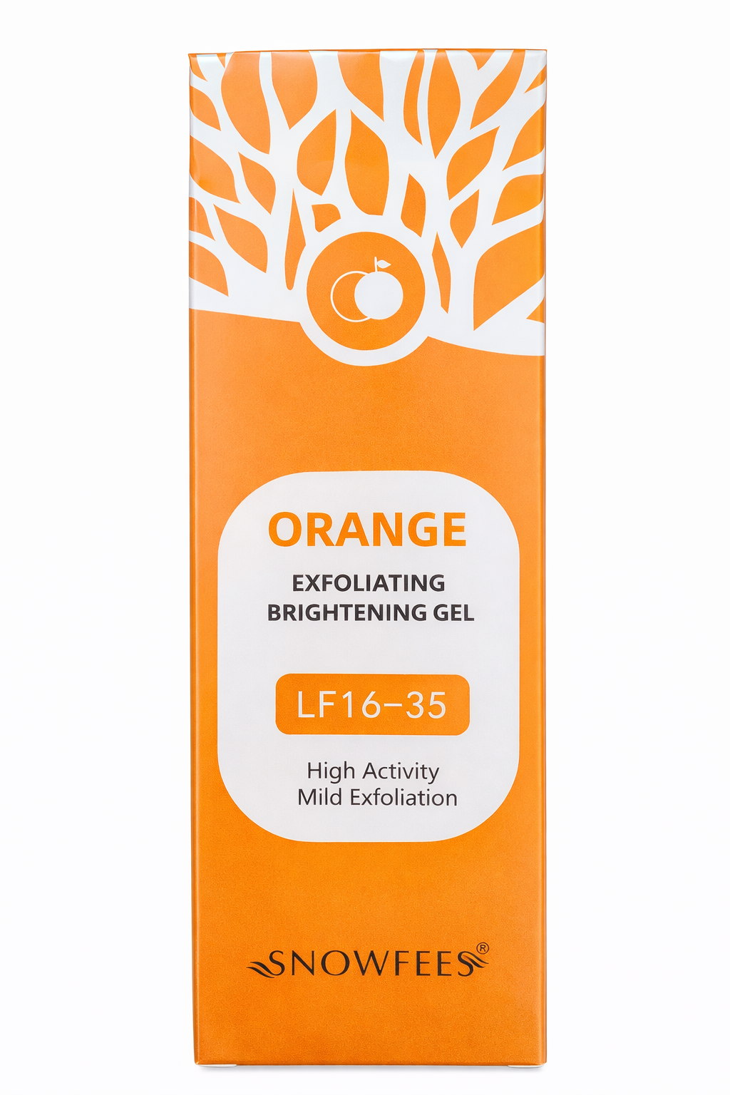 Snowfees Orange Exfoliating Brightening Gel LF16-35 – High Activity Mild Exfoliation Facial Gel