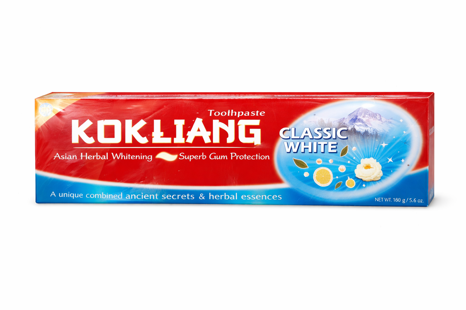 Herbal Toothpaste Classic White – Fresh Breath & Gum Care – 160g