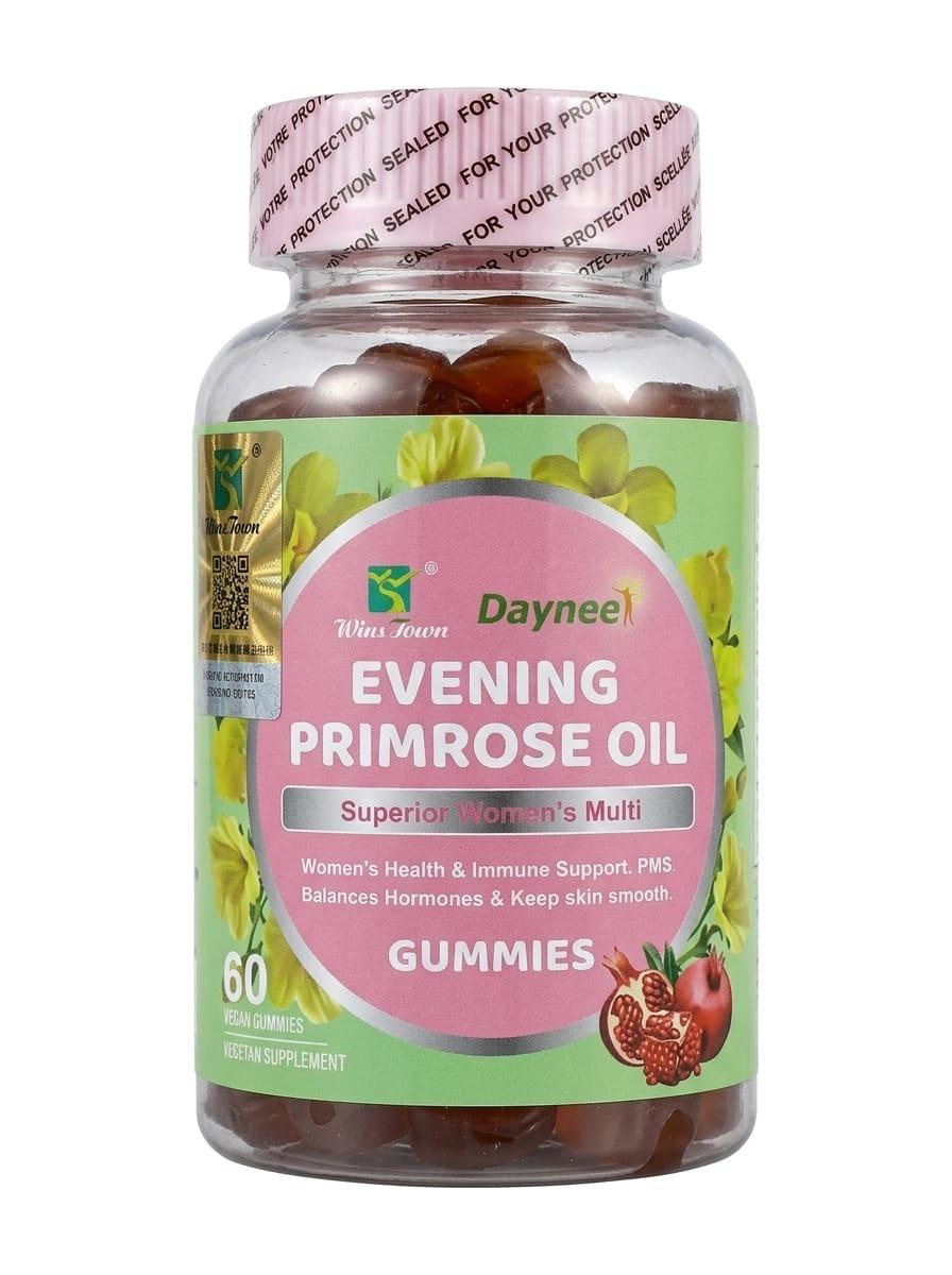 Evening Primrose Oil Gummies - Women's Health, Hormonal Balance & Clear Skin Support