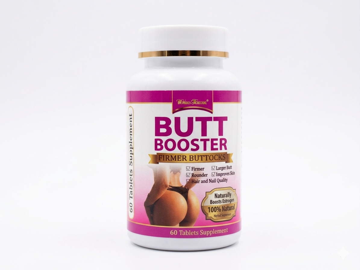 Natural Estrogen Support & Body Sculpting Supplement - 60 Tablets - Firmer, Rounder & Enhanced Curves Formula