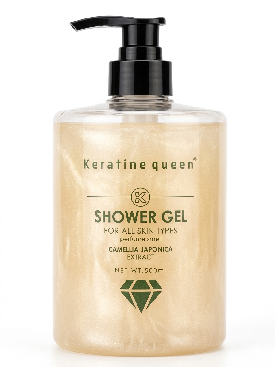 Keratine Queen Luxury Perfume Shower Gel - Camellia Japonica Extract