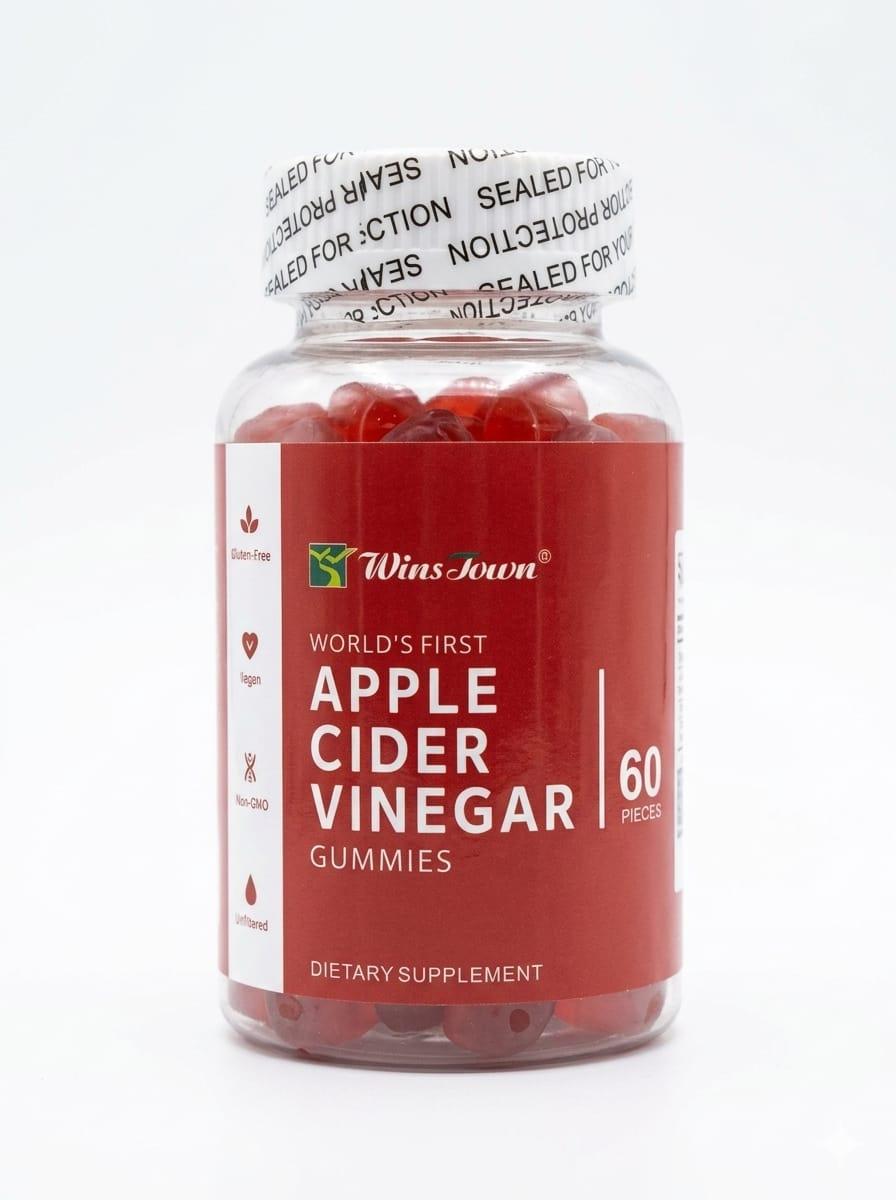 Apple Cider Vinegar Gummies - Detox, Weight Management & Digestion - 60 Gummies