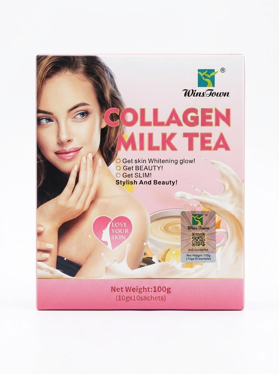 Collagen Milk Tea - 100g (10 Sachets) - Advanced Beauty & Vitality Blend